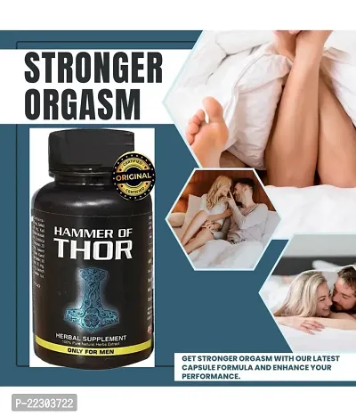 Hammer Of Thor Ayurvedic Stronger  Firmer Erection Capsules 60 Capsules-thumb0