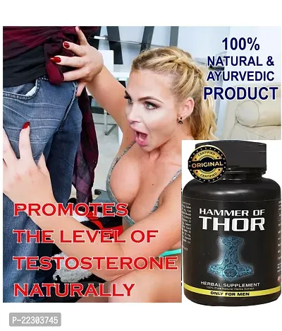 hamer of thor Capsule For Increase SX time and SX Performance And Stamina On Bed And Also In Normal Life It Gives You Better Stamina Fully Satisfied Product-thumb0