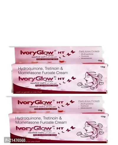 IVORY GLOW (face whitening cream) fairness cream (best result fats result ( PACK OF 2 )