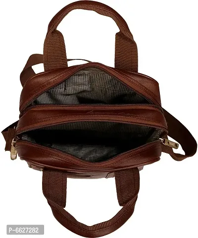 Leather Gifts PU Leather Sling Bag-thumb5