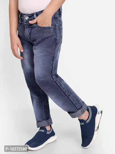 Stylish Fancy Cotton Denim Jeans For Boys-thumb3