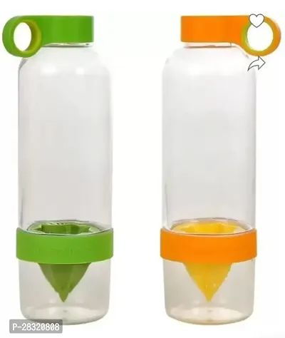 Mekanshi 2 in 1 Drink  Mist 600 ml ABS Plastic water Bottle Pack of 2