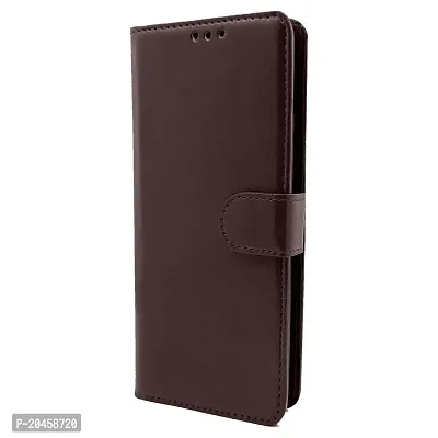 Blackpool Nokia 6.1 Plus / 6.1+ Flip Case Leather Finish | Inside TPU with Card Pockets | Wallet Stand and Shock Proof | Magnetic Closing | Complete Protection Flip Cover (Coffee)-thumb5