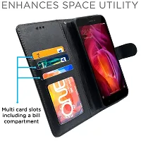 Blackpool Vintage Flip Cover for Xiaomi Mi Redmi Note 4 (Black)-thumb1