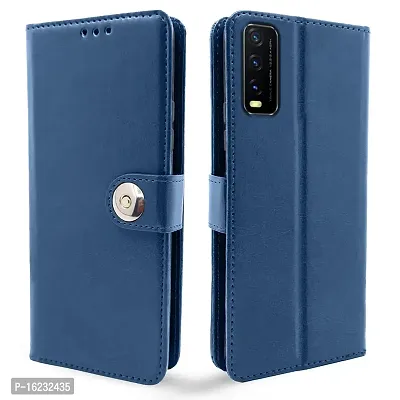 Balkans Vivo Y12S Y20 Y20I Y20G Flip Case Leather Finish Inside Tpu With Card Pockets Wallet Stand And Shock Proof Magnetic Closing Green-thumb0