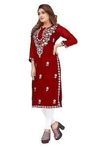 Designer Trendy Embroidered Kurti For Women-thumb2