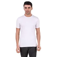 Fitoutfit Men's polyester Half Sleeve Athletic T-Shirt | Slim-Fit Soft Fabric Comfortable Tees for Men/Boys-thumb4