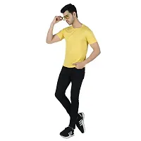 Fitoutfit Men's polyester Half Sleeve Athletic T-Shirt | Slim-Fit Soft Fabric Comfortable Tees for Men/Boys-thumb3