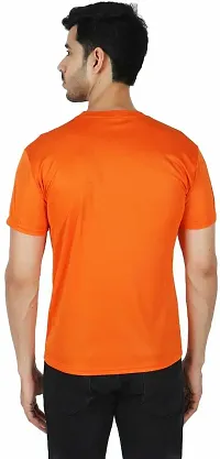 Stylish Multicoloured Polyester Solid Round Neck Tees For Men Pack Of 3-thumb1