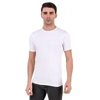 Fitoutfit Men's polyester Half Sleeve Athletic T-Shirt | Slim-Fit Soft Fabric Comfortable Tees for Men/Boys-thumb1