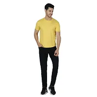 Fitoutfit Men's polyester Half Sleeve Athletic T-Shirt | Slim-Fit Soft Fabric Comfortable Tees for Men/Boys-thumb2