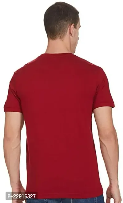 Stylish Mens Regular Fit Cotton T-shirt-thumb2