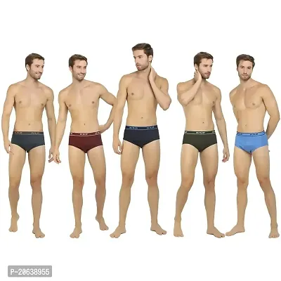 DSP Mens Cotton Brief (Multicolor,Pack of 2) - 85CM-thumb0