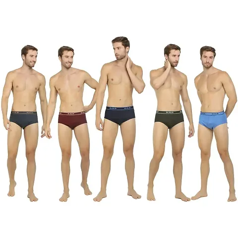 DSP Mens Brief (Multicolor,Pack of 2) - 95CM