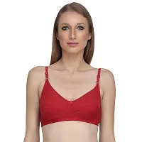 Liigne Women Non Padded Bra - Made of Pure Cotton Full Coverage Non Wired Seamless Pushup Soft Cup for T-Shirt Saree Dress Sports Garment for Daily Use Everyday-thumb3