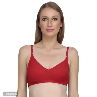 Liigne Women Non Padded Bra - Made of Pure Cotton Full Coverage Non Wired Seamless Pushup Soft Cup for T-Shirt Saree Dress Sports Garment for Daily Use Everyday-thumb4