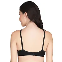 Liigne Women Padded Bra - Made of Pure Cotton Full Coverage Non Wired Seamless Pushup Soft Cup for T-Shirt Saree Dress and for Everyday-thumb4