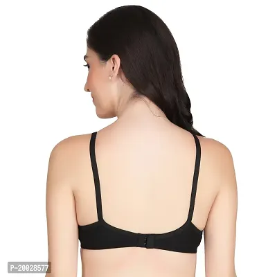 Liigne Women Padded Bra - Made of Pure Cotton Full Coverage Non Wired Seamless Pushup Soft Cup for T-Shirt Saree Dress and for Everyday-thumb5