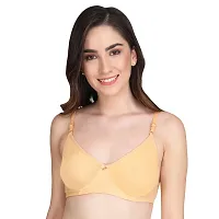 Liigne Women Non Padded Bra - Made of Pure Cotton Full Coverage Non Wired Seamless Pushup Soft Cup for T-Shirt Saree Dress and for Everyday-thumb4