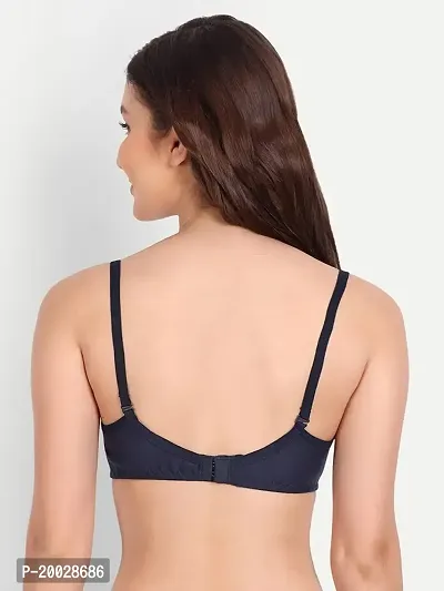 Liigne Women Non Padded Bra - Made of Pure Cotton Full Coverage Non Wired Seamless Pushup Soft Cup for T-Shirt Saree Dress and for Everyday-thumb5