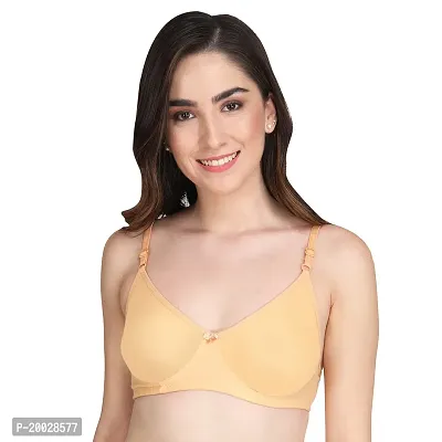 Liigne Women Padded Bra - Made of Pure Cotton Full Coverage Non Wired Seamless Pushup Soft Cup for T-Shirt Saree Dress and for Everyday-thumb4