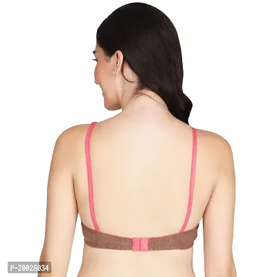 Liigne Women Melange Fabric Everyday Non Padded Bra for Women-thumb3