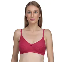 Liigne Women Non Padded Bra - Made of Pure Cotton Full Coverage Non Wired Seamless Pushup Soft Cup for T-Shirt Saree Dress Sports Garment for Daily Use Everyday-thumb2