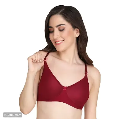 Buy Liigne Women Non Padded Bra - Made of Pure Cotton Full Coverage Non  Wired Seamless Pushup Soft Cup for T-Shirt Saree Dress Sports Garment for  Daily Use Everyday Online In India