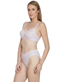 Liigne Non Padded Bra and Panty Set Full Coverage for Women | Ladies | Girl for Daily | Party | Regular Wear in Cotton in-thumb1