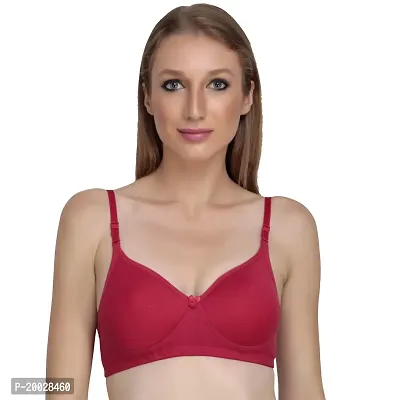 Liigne Women Non Padded Bra - Made of Pure Cotton Full Coverage Non Wired Seamless Pushup Soft Cup for T-Shirt Saree Dress and for Everyday-thumb4