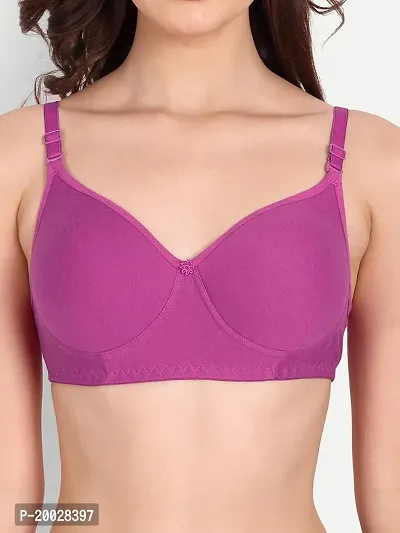 Liigne Women Non Padded Bra - Made of Pure Cotton Full Coverage Non Wired Seamless Pushup Soft Cup for T-Shirt Saree Dress and for Everyday-thumb5