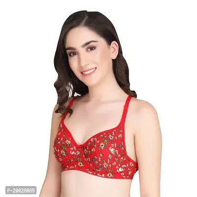 Buy Liigne Women Printed Padded Bra - Made of Pure Cotton Full Coverage Non  Wired Seamless Pushup Soft Cup for T-Shirt Saree Dress and for Everyday  Online In India At Discounted Prices