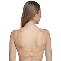 Liigne Women Padded Bra - Made of Pure Cotton Full Coverage Non Wired Seamless Pushup Soft Cup for T-Shirt Saree Dress Sports Garment for Daily Use Everyday-thumb3