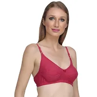 Liigne Non Padded in Brown Color Full Coverage for Women/Ladies/Girl for Daily/Party/Regular Wear 1 Piece Cotton Bra in-thumb2