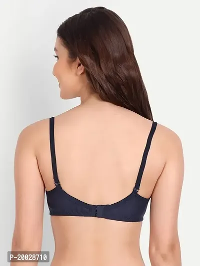 Liigne Women Non Padded Bra - Made of Pure Cotton Full Coverage Non Wired Seamless Pushup Soft Cup for T-Shirt Saree Dress and for Everyday-thumb3