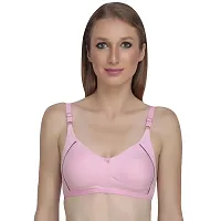 Liigne Women Non Padded Bra - Made of Pure Cotton Full Coverage Non Wired Seamless Pushup Soft Cup for T-Shirt Saree Dress Sports Garment for Daily Use Everyday-thumb3