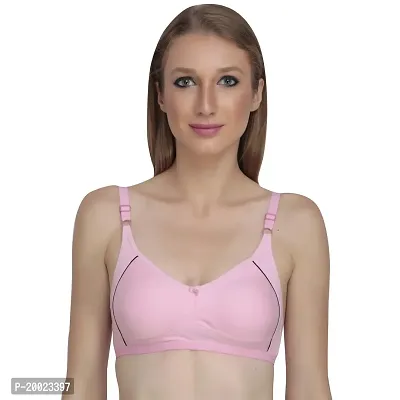 Liigne Women Non Padded Bra - Made of Pure Cotton Full Coverage Non Wired Seamless Pushup Soft Cup for T-Shirt Saree Dress Sports Garment for Daily Use Everyday-thumb4