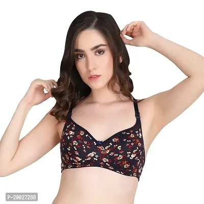 Buy Liigne Women Non Padded Bra - Made of Pure Cotton Full Coverage Non  Wired Seamless Pushup Soft Cup for T-Shirt Saree Dress Sports Garment for  Daily Use Everyday Online In India