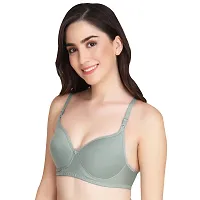 Liigne Women Non Padded Bra - Made of Pure Cotton Full Coverage Non Wired Seamless Pushup Soft Cup for T-Shirt Saree Dress Sports Garment for Daily Use Everyday-thumb3