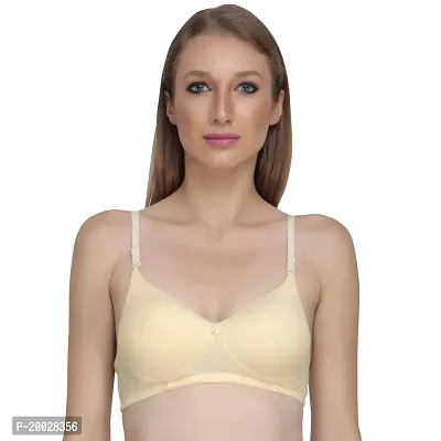 Liigne Women Non Padded Bra - Made of Pure Cotton Full Coverage Non Wired Seamless Pushup Soft Cup for T-Shirt Saree Dress and for Everyday-thumb4