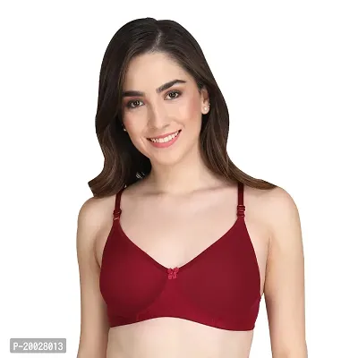 Liigne Women Non Padded Bra - Made of Pure Cotton Full Coverage Non Wired Seamless Pushup Soft Cup for T-Shirt Saree Dress and for Everyday-thumb5