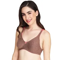 Liigne Women Melange Fabric Everyday Non Padded Bra for Women-thumb3