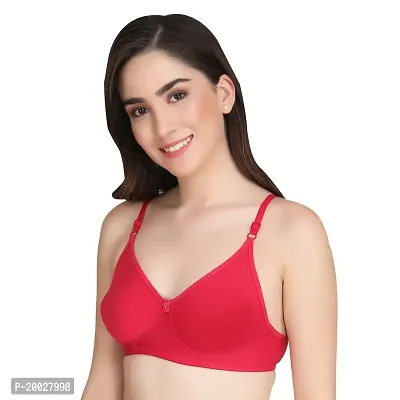 Liigne Women Non Padded Bra - Made of Pure Cotton Full Coverage Non Wired Seamless Pushup Soft Cup for T-Shirt Saree Dress Sports Garment for Daily Use Everyday-thumb3