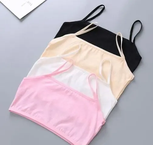 Stylish Fancy Solid Bras For Women Pack Of 4