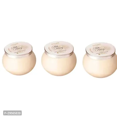 Oriflame Sweden Milk and Honey Gold Nourishing Hand and Body Cream - Pack Of 3-thumb0