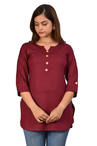 Fancy Rayon Kurti for women