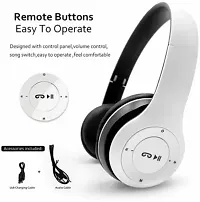 New P47 Wireless Headphones 5.0 Earphones Foldable Bass With TF-Card Supported Bluetooth Headset  (Black, True Wireless)-thumb1