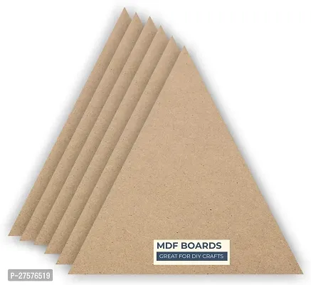 variety 2 Inch TRIANGLE MDF PACK OF 6 Wooden Geometric Object-thumb2