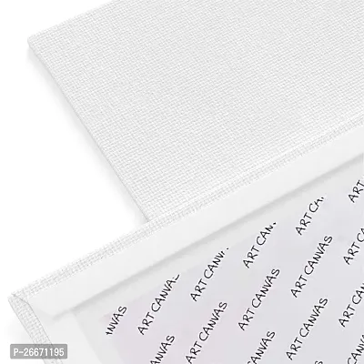 variety 10 x 14 CANVAS BOARD Cotton Medium Grain Board Canvas  Set of 1   White-thumb3