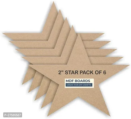 Variety Canvas STAR Mdf Board 2 x 2 for Art  Craft  6  Ash Japanese Wood Veneer  5 cm x 5 cm